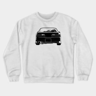 Nissan Silvia S13 Back View Sketch Art Crewneck Sweatshirt